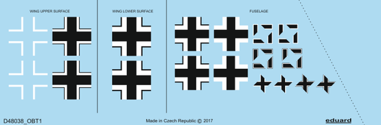 1:48 Fw 190A-4 national insignia