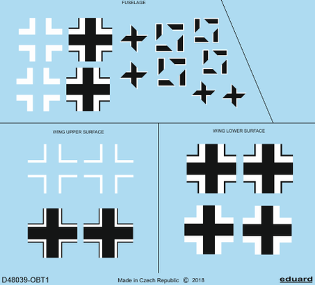 1:48 Fw 190A-5 national insignia