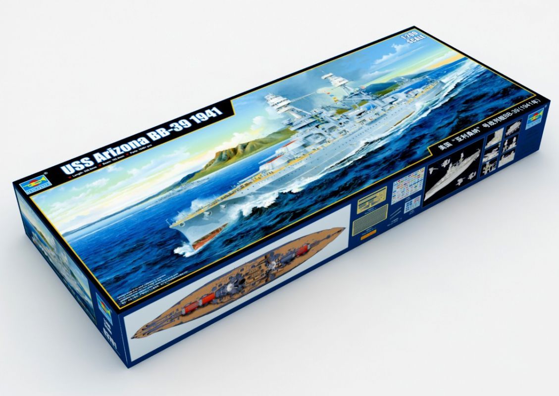 1:200 USS Arizona BB-39 1941