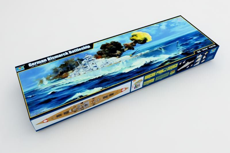 1:200 German Bismarck Battleship