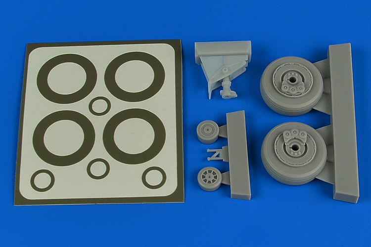 1:48 A-1H Skyraider wheels & paint masks