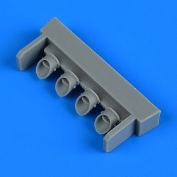 1:48 P-38F/G Lightning exhaust