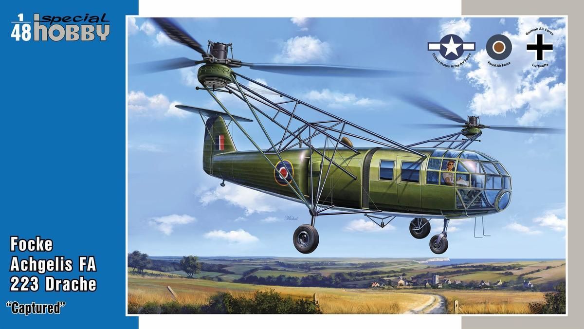 1:48 Focke Achgelis FA 223 Drache ‘Captured’
