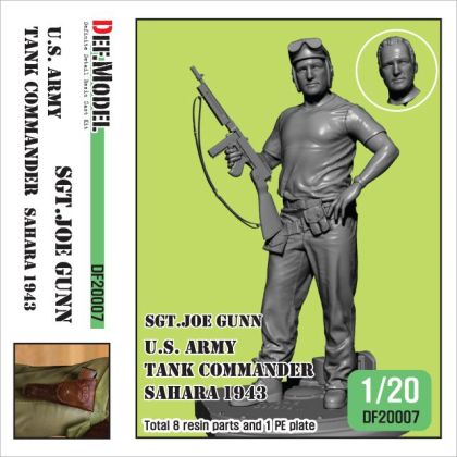 1:35 WWII US Tank commander Sgt.Joe Gunn in Sahara 1943