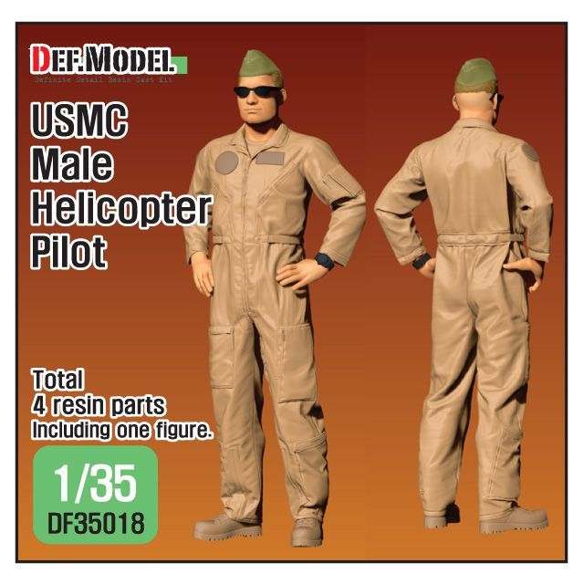 1:35 USMC Male Helicopter Pilot