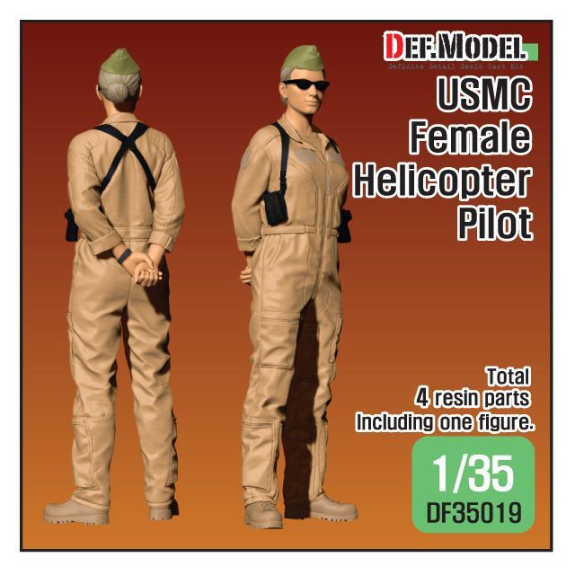 1:35 USMC Female Helicopter Pilot