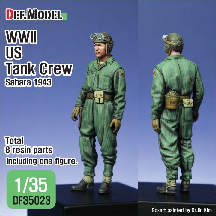 1:35 WWII US Tank crew Sahara 1943