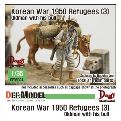 1:35 Refugees (3) Koera war 1950/51 Old man with his bull