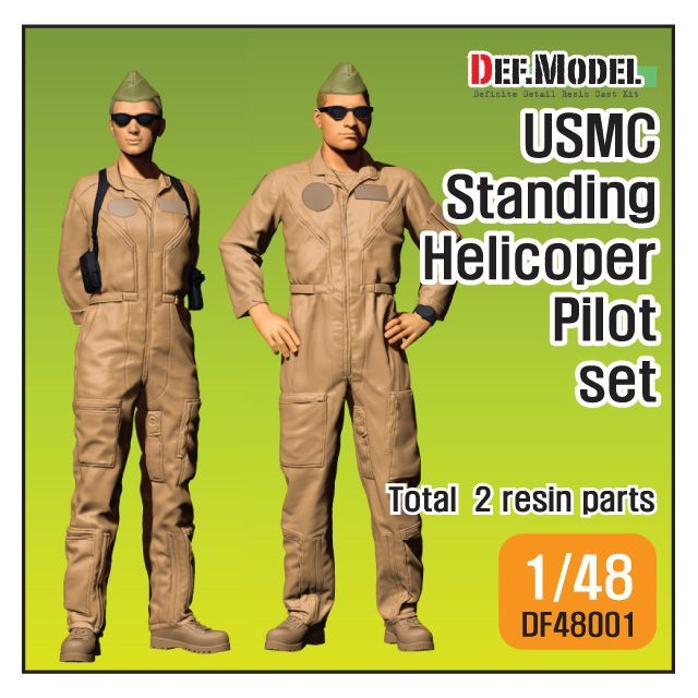 1:48 USMC Helicopter Pilot set