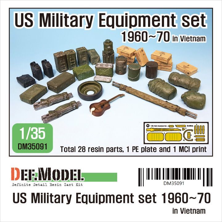1:35 U.S. military Equipment set -1960~70