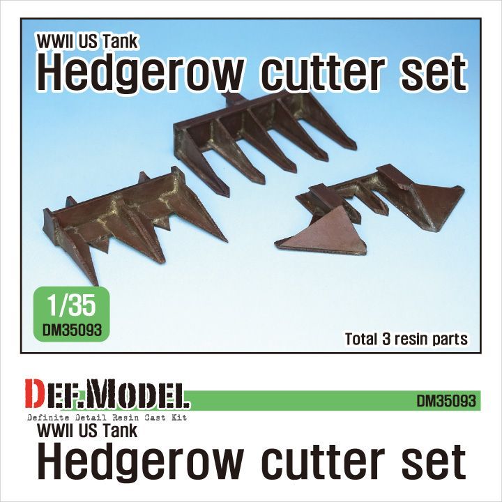 1:35 WWII US Tank hedgerow cutter set