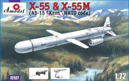 1:72 X-55 and X-55M (NATO code AS-15 Kent) Soviet Cruiser Missiles