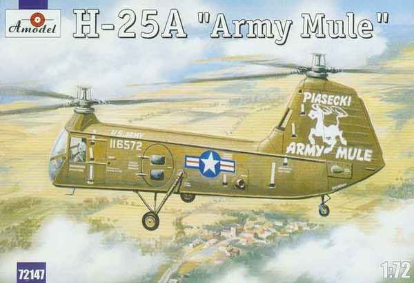 1:72 Piasecki H-25A Army Mule US Army Helicopter