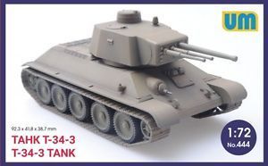 1:72 T-34-3 tank