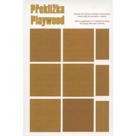 1:72 Překližka - buk