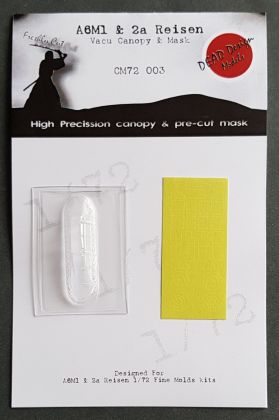 1:72 Mitsubishi A6M1/2a Vacu Canopy & Mask