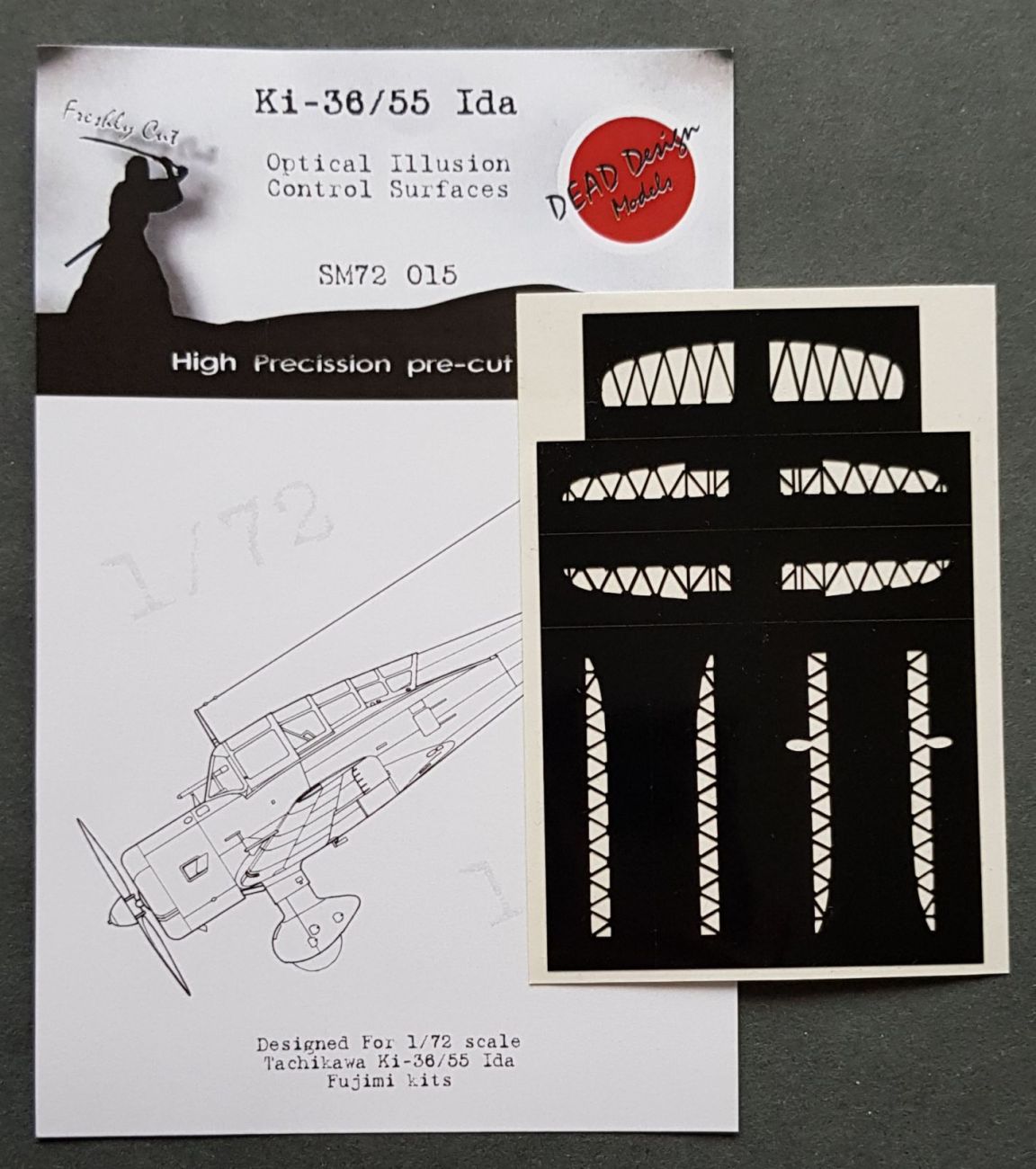 1:72 Tachikawa Ki-36 Ki-36 Ida Control Surfaces