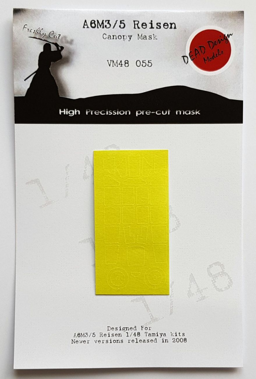 1:48 Mitsubishi A6M3/5 Reisen canopy paint mask