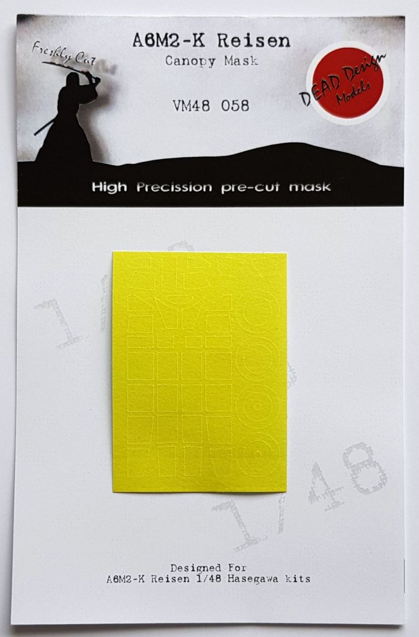 1:48 Mitsubishi A6M2-K Reisen canopy paint mask