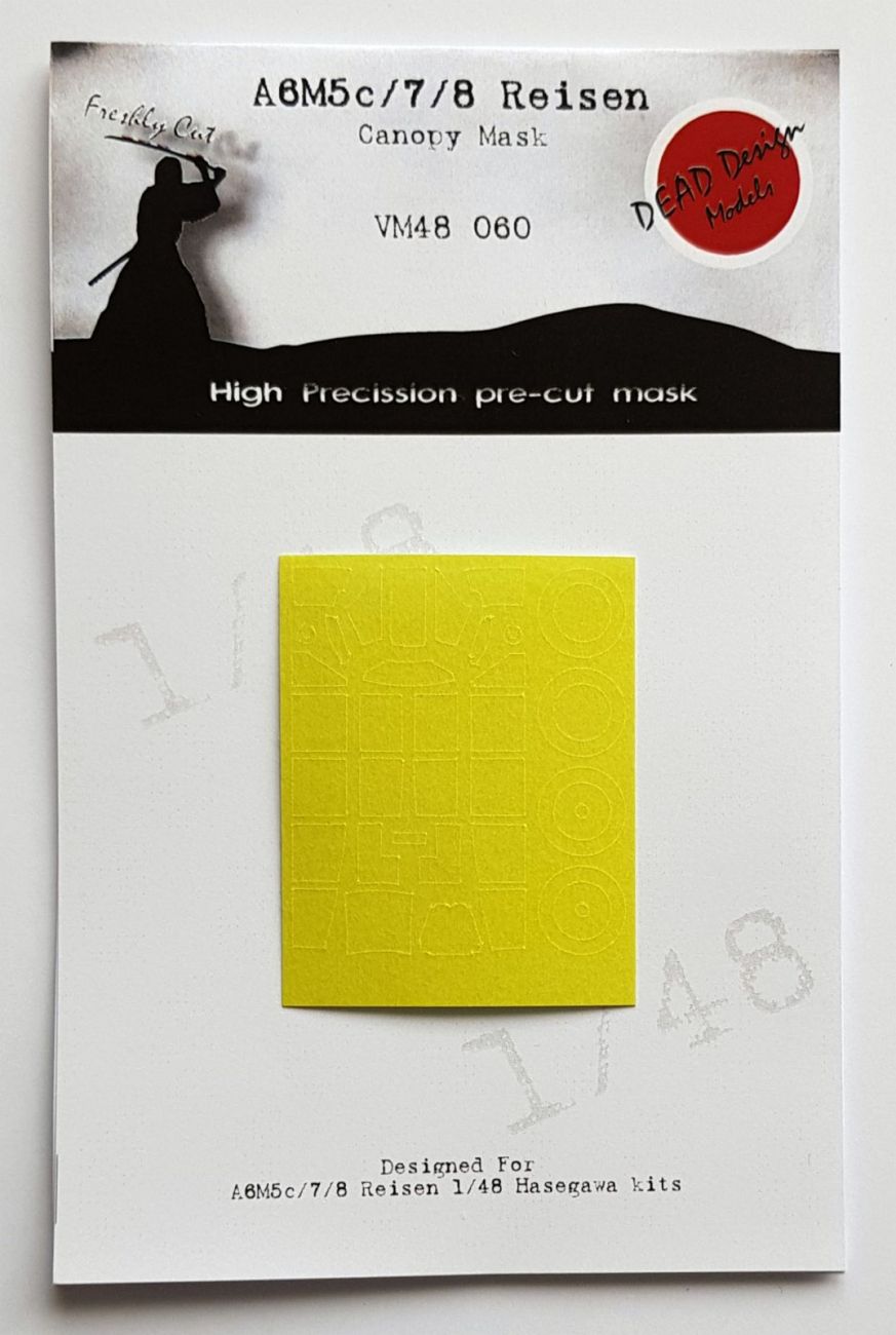 1:48 Mitsubishi A6M5c/7/8 Reisen canopy paint mask