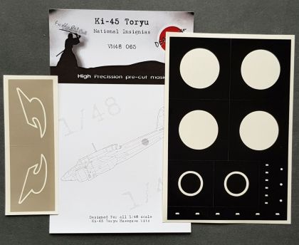1:48 Kawasaki Ki-45 Toryu National Insignia and markings masks