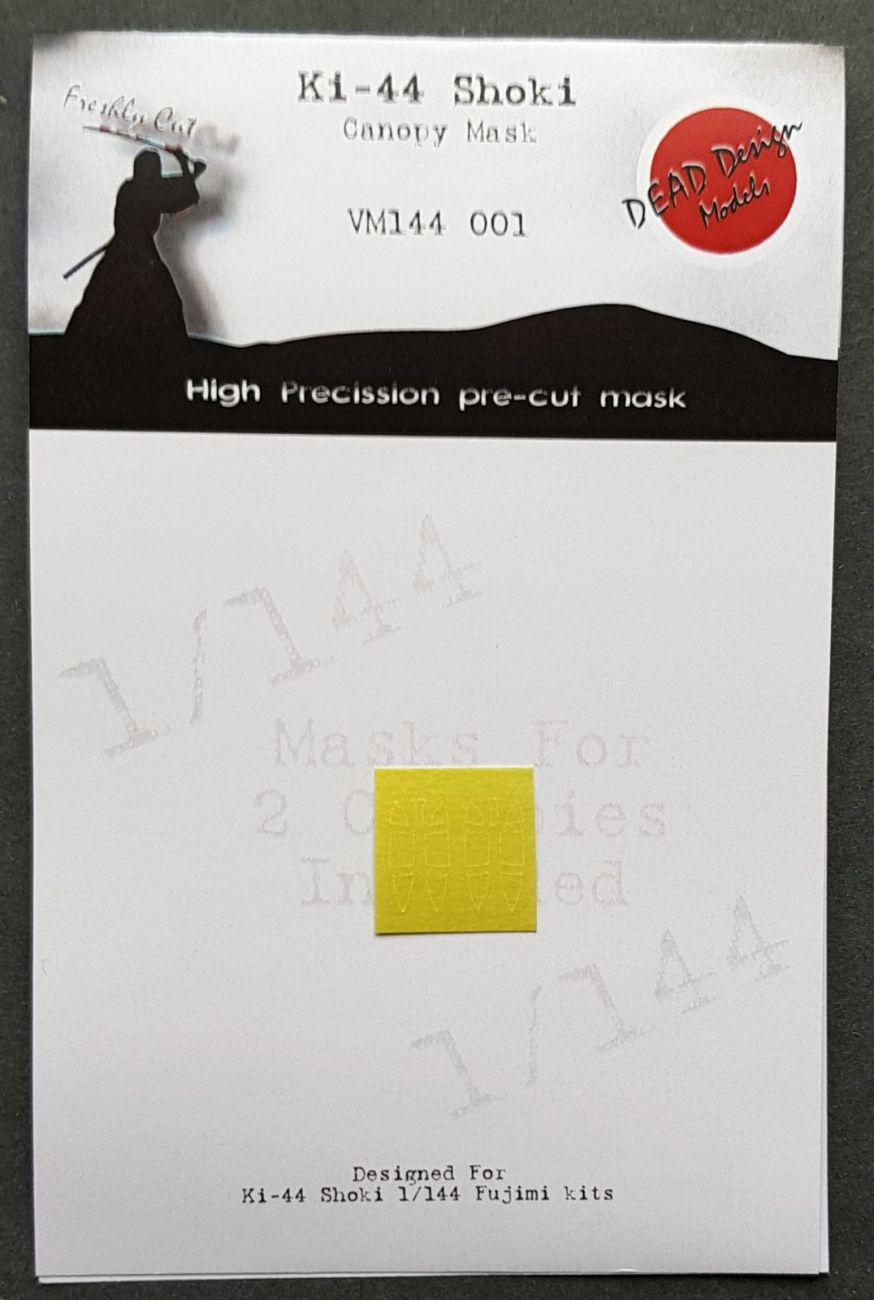 1:144 Nakajima Ki-44 Shoki canopy paint mask