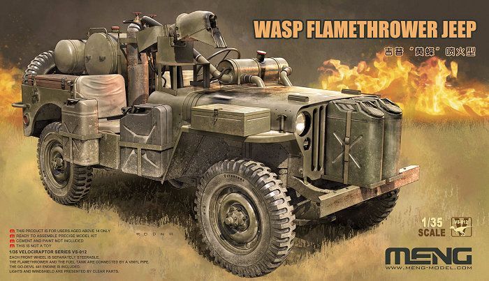 1:35 Wasp Flamethrower Jeep