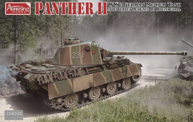 1:35 Panther II Rheinmetall turret
