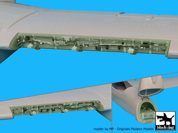 1:48 A-10 wings + rear electronics - Italeri -