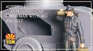 1:35 Austro-Hungarian Armoured Car Crewman with MG