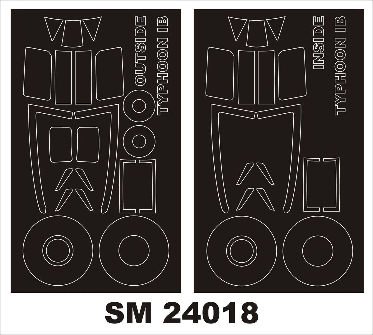 1:24 Typhoon Ib CAR DOOR AIRFIX