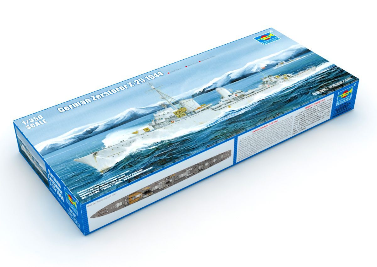 1:350 German Zerstorer Z-25: 1944