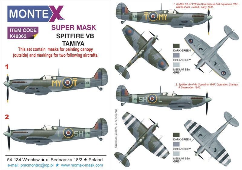 1:48 SPITFIRE VB TAMIYA