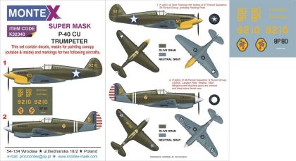 1:32 P-40CU TRUMPETER