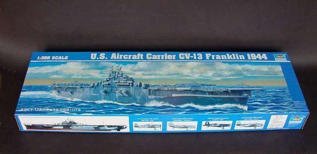 1:350 U.S. Aircraft Carrier CV-13 Franklin 1944