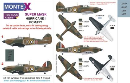 1:32 HURRICANE I FLY/PCM