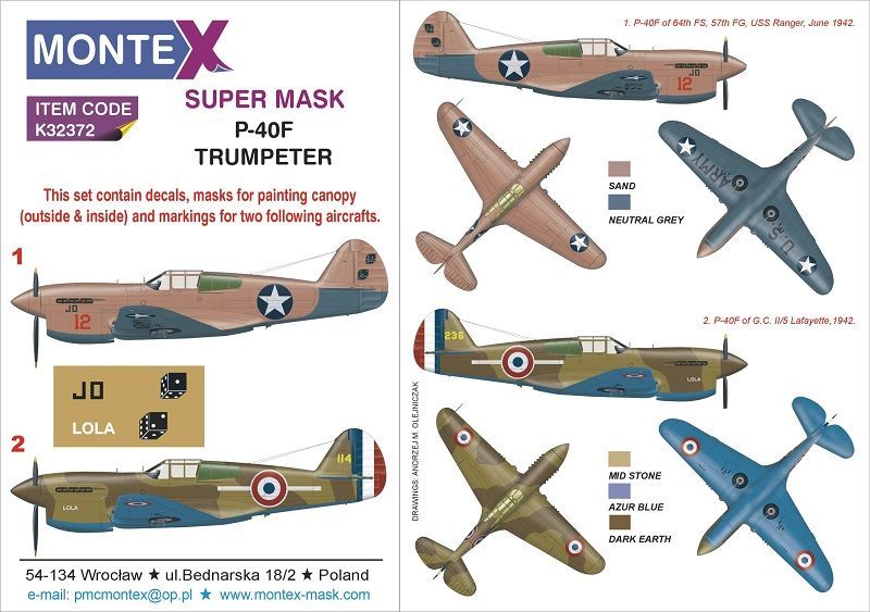 1:32 P-40F TRUMPETER