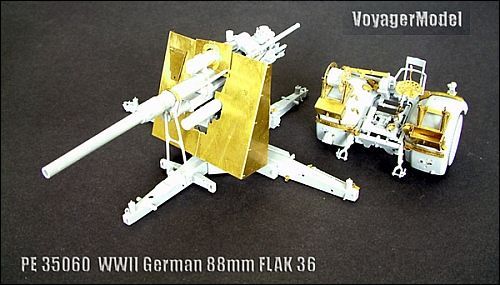 1:35 WWII German 88mm Flak36 (For DRAGON)