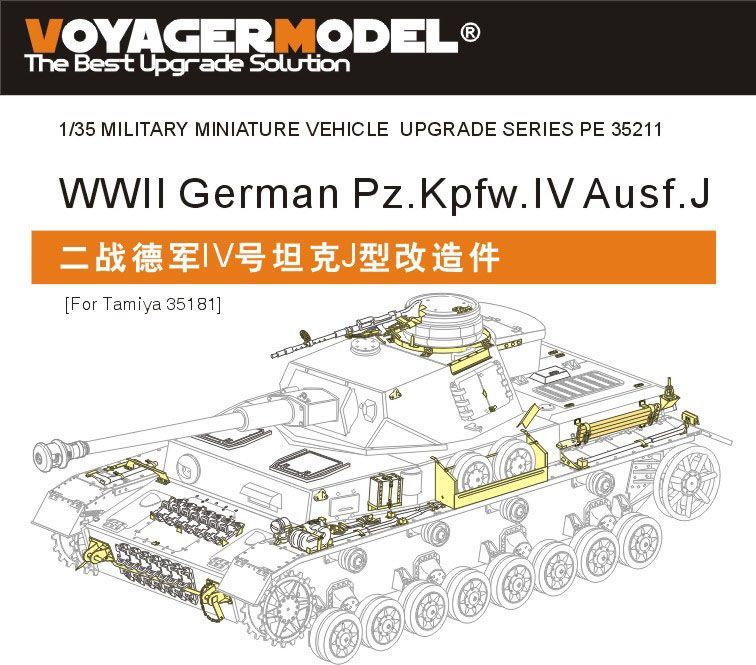 1:35 WWII German Pz.Kpfw.IV Ausf.J (For TAMIYA 35181)