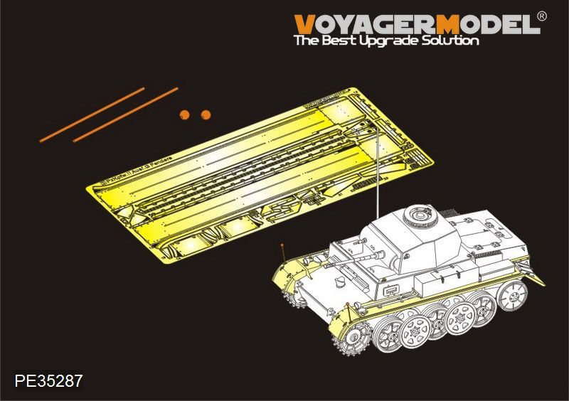 1:35 WWII German Pz.Kpfw.II Ausf.G Fenders (For 5M 35001)