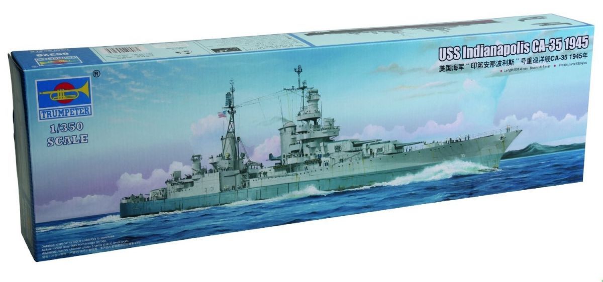 1:350 USS Indianapolis CA-35 1945