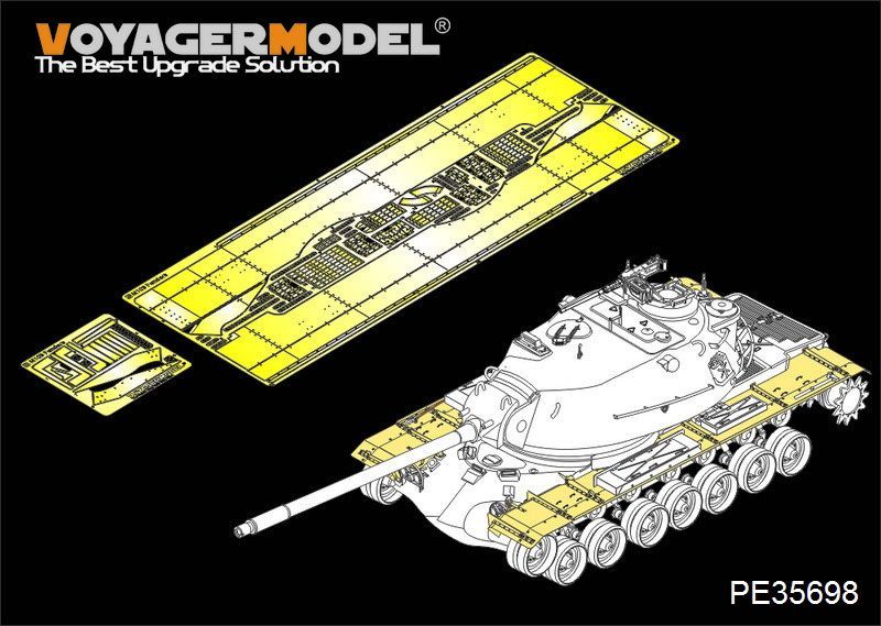 1:35 US M103A1 Heavy tank Fenders (For DRAGON 3548)