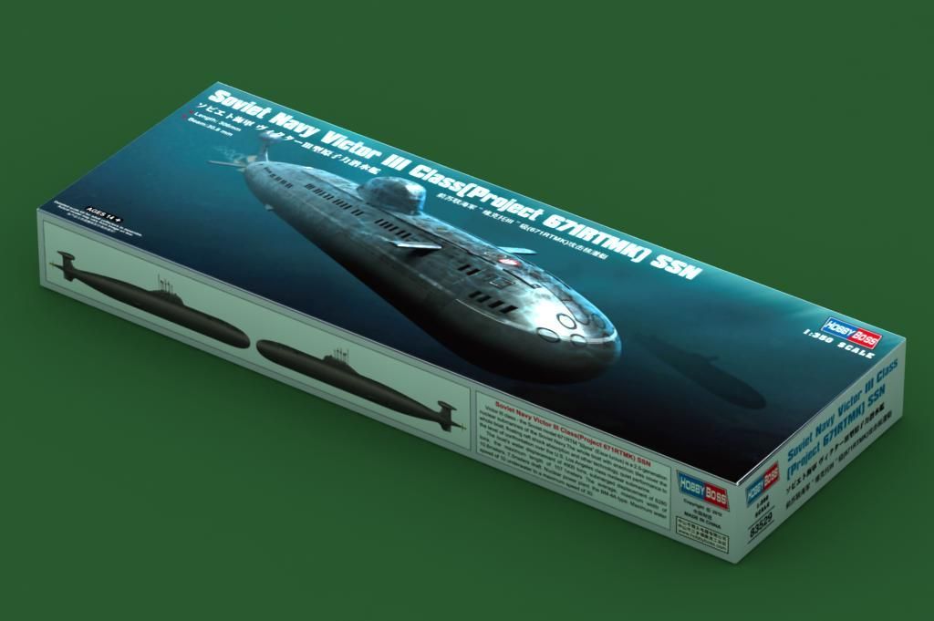1:350 Soviet Navy Victor III Class(Project 671RTMK) SSN