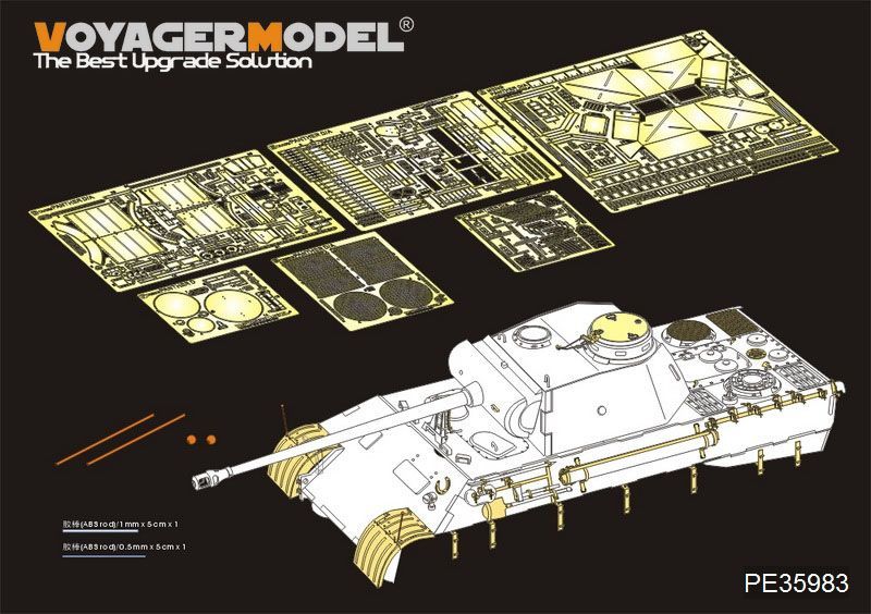 1:35 WWII German Panther D Tank Late version Basic(For TAKOM 2104)
