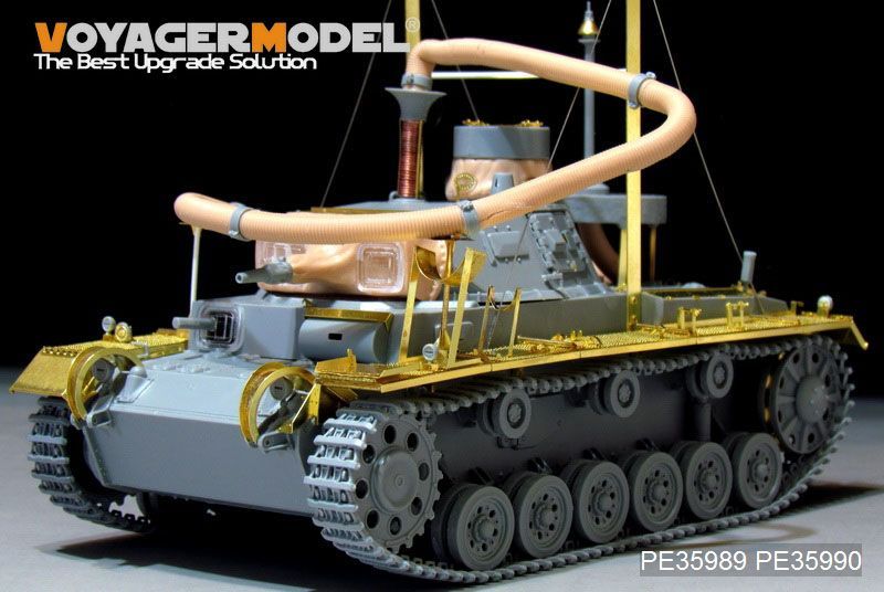 1:35 WWII German Pz.KPfw.III Ausf. F-H Fenders(For DRAGON)
