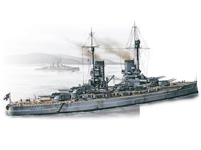 1:350 “König”: WWI German Battleship