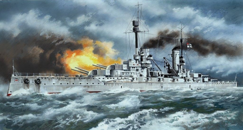 1:350 Kronprinz: WWI German Battleship