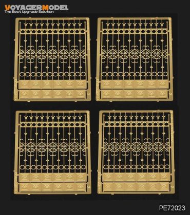 1:72 European Iron Fence (Pattern 2) (For All)