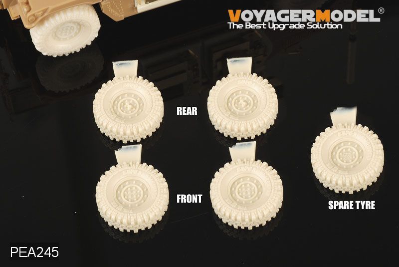 1:35 Modern HUMVEE/DUMVEE family Super Swaper wheels w/spare wheel (GP)