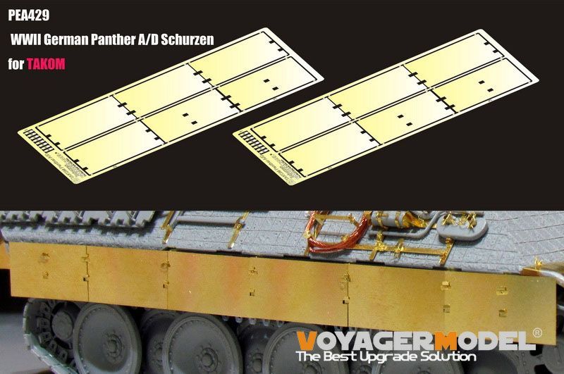 1:35 WWII German Panther A/D Schurzen(For TAKOM)